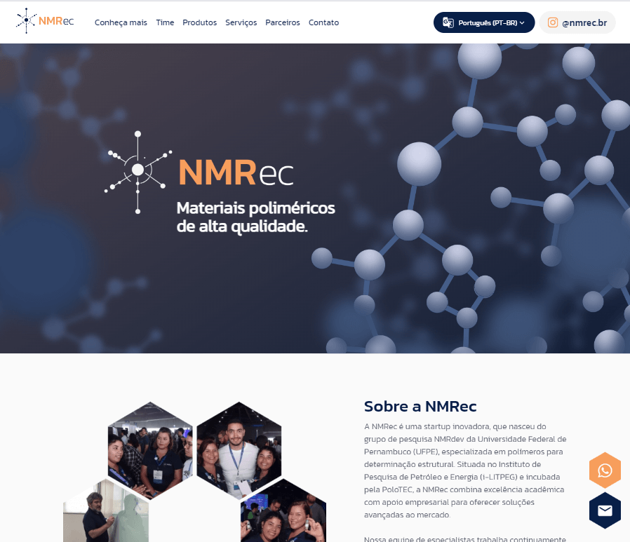 Landing Page NMRec