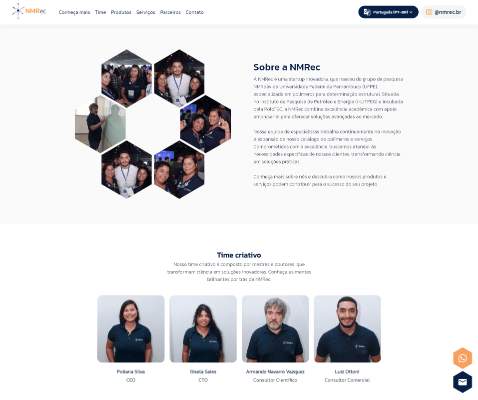 Landing Page NMRec